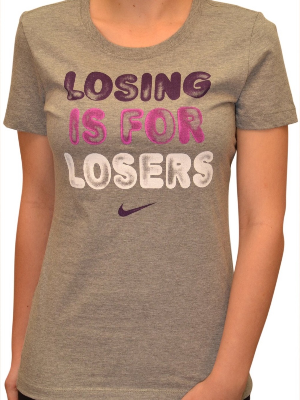 Nike “Losing Is For Losers” Graphic T-Shirt Athleisure Streetwear Sporty